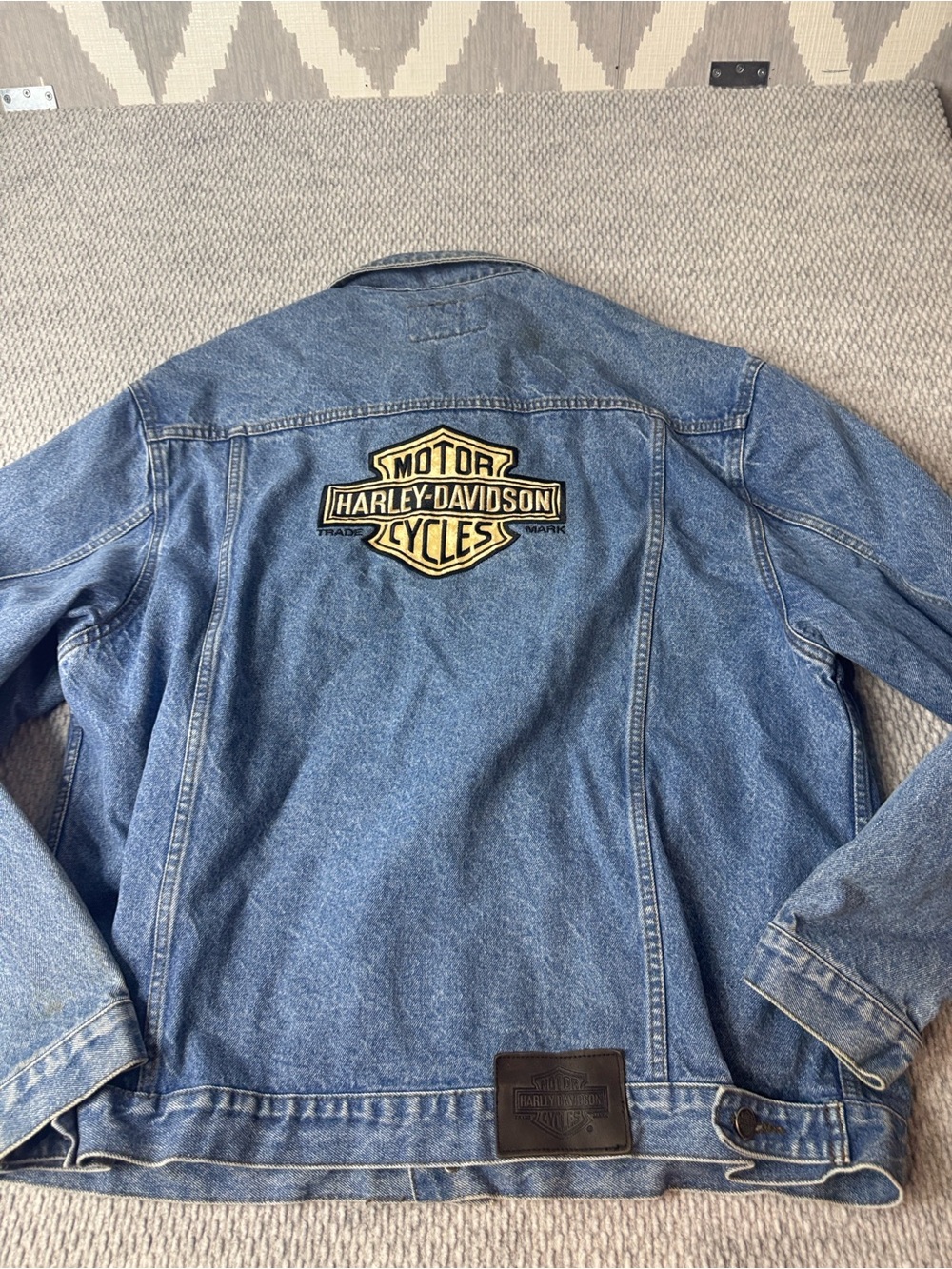 90’s Harley Davidson Jean Trucker Jacket Sz XL
